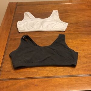 Zone Pro Dual Pack Black and White Sports Bras